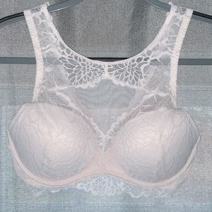 Victoria’s Secret PINK- high neck lace bralette